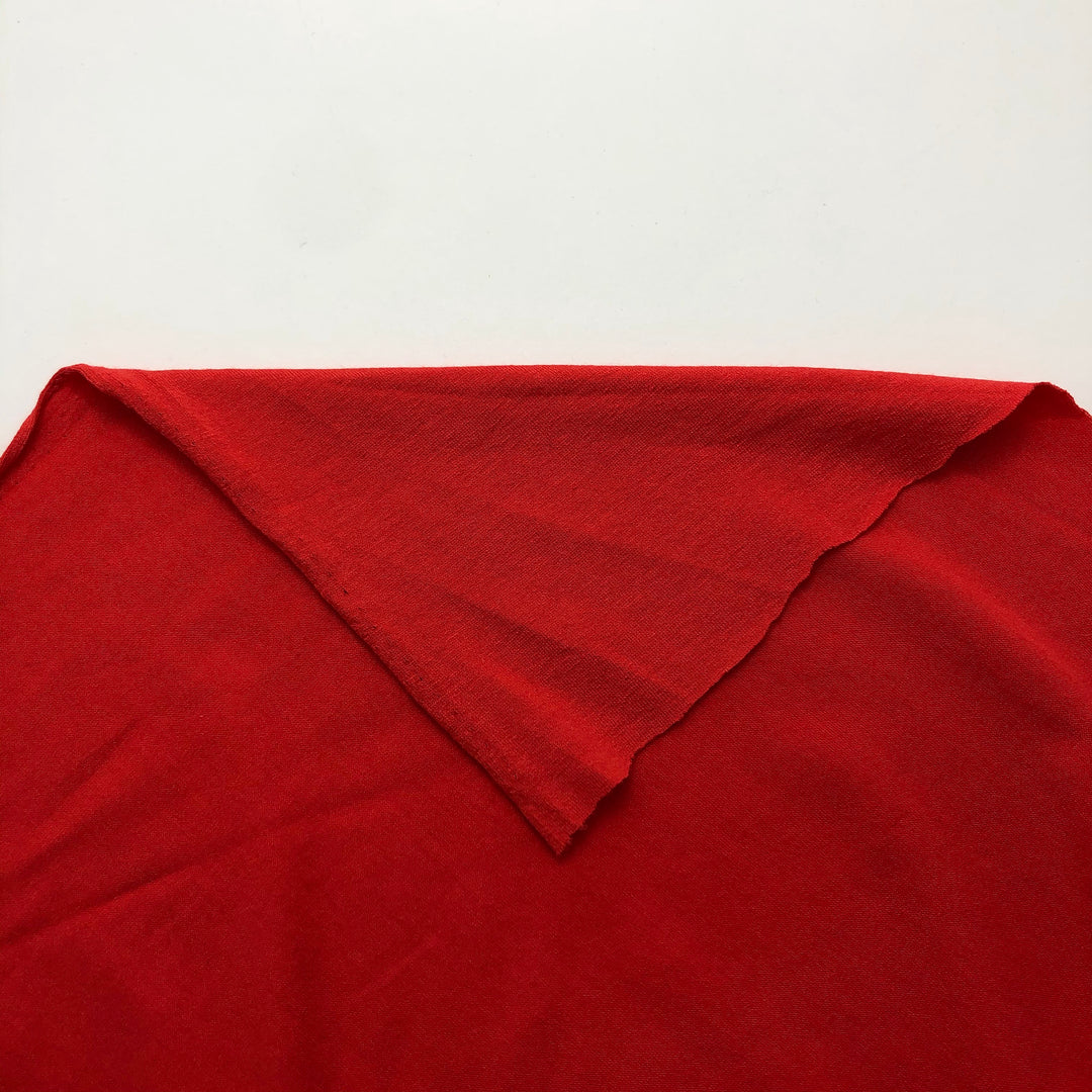 Sour Cherry - Rayon Lycra Blend - Bright Red - 0.90M Bundle - FABCYCLE Deadstock and Sustainble Fabrics and Sewing Supplies (4600053104753)