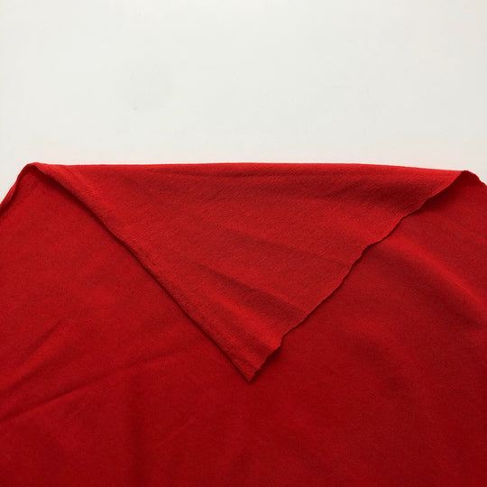 Sour Cherry - Rayon Lycra Blend - Bright Red - 0.90M Bundle - FABCYCLE Deadstock and Sustainble Fabrics and Sewing Supplies (4600053104753)